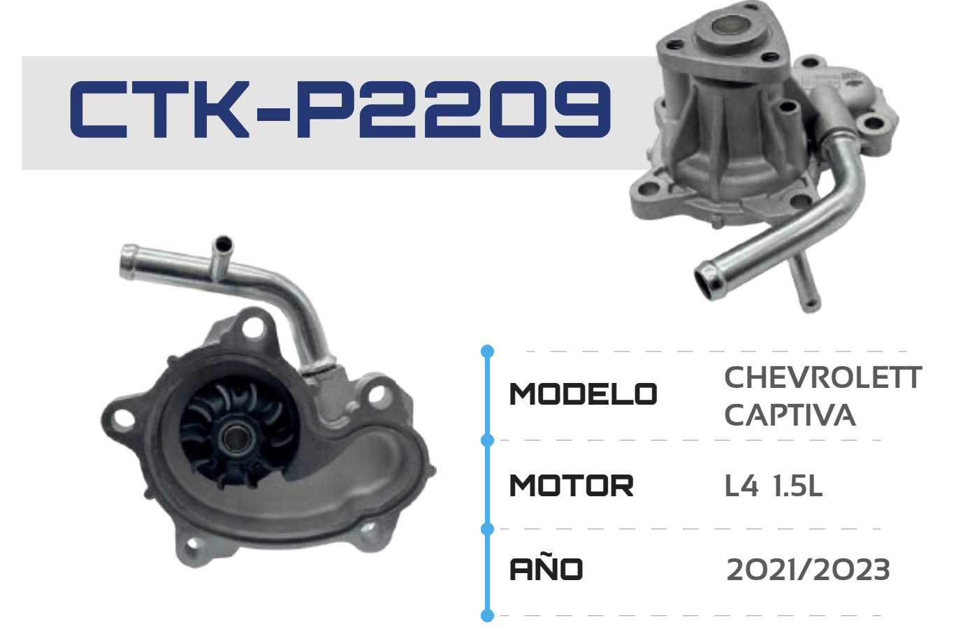 BOMBA AGUA CAPTIVA 1.5L 22-25